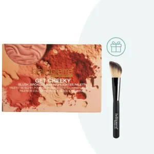 BP palette Bellapierre Get Cheeky näopalett (põsepuna, päikesepuuder, highlighter)